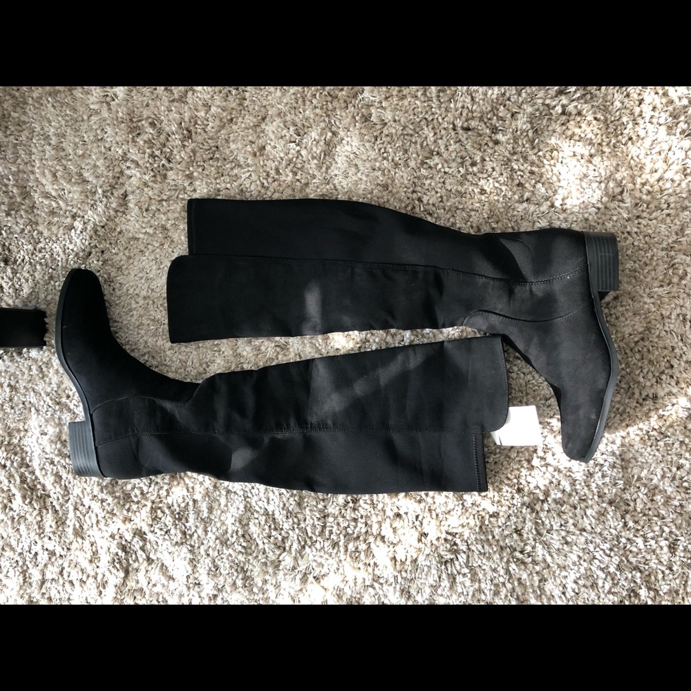 Brand New Black Suede Boots